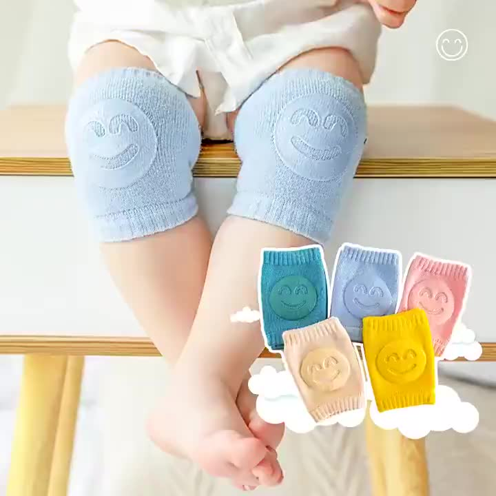 Kit 1/2/3/4 Pares Joelheira Bebe Engatinhar Infantil Proteção Para Joelhos Crianças Meias