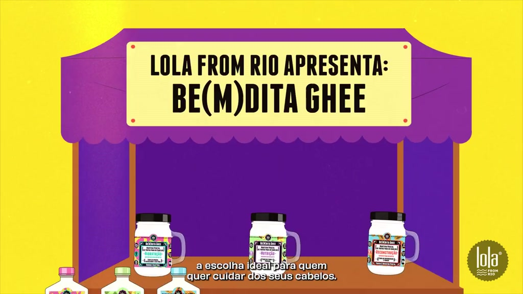 Kit Lola Cosmetics Cronograma Capilar Be(m) dita Ghee 3x100g