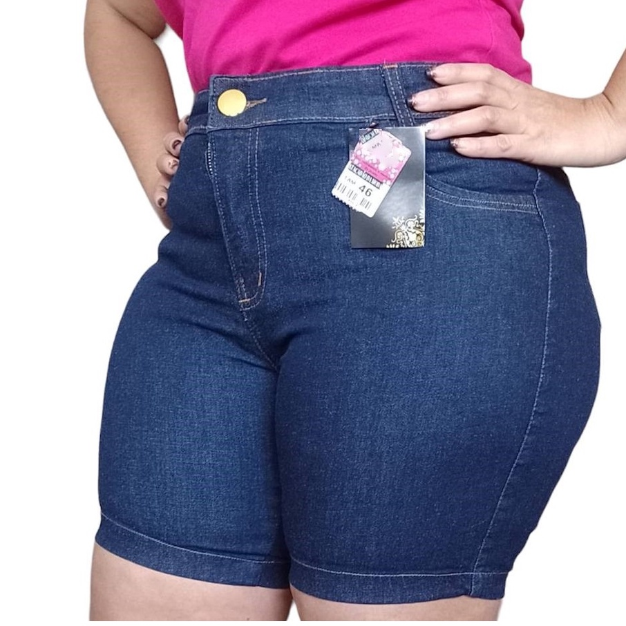Short meia coxa plus size