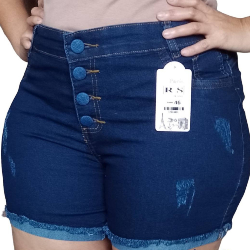 Short meia coxa plus size