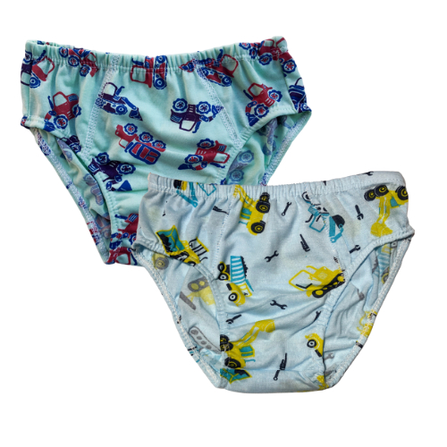 Kit 5-10 Cueca infantil menino slip com forro