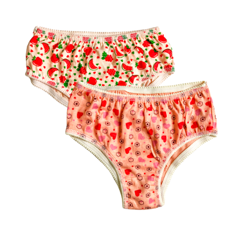 Kit 5-10 Calcinha infantil menina 100% algodão