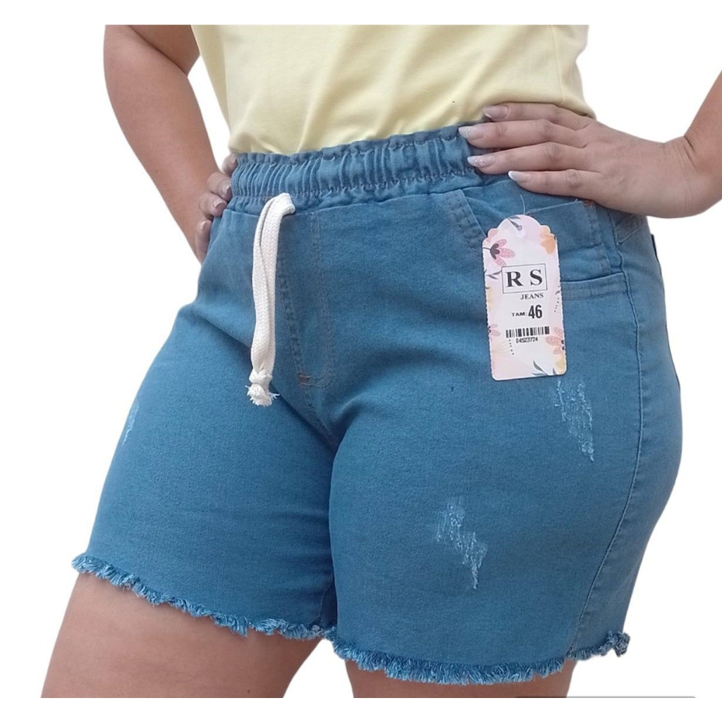 Short meia coxa plus size