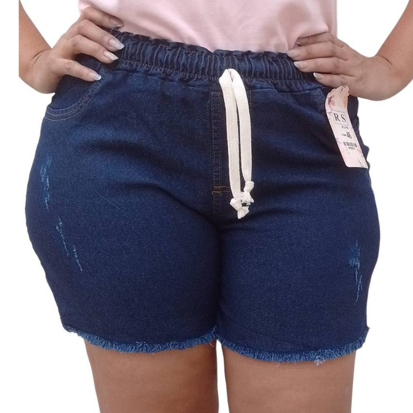 Short meia coxa plus size