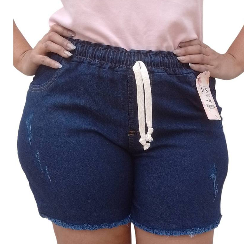 Short meia coxa plus size