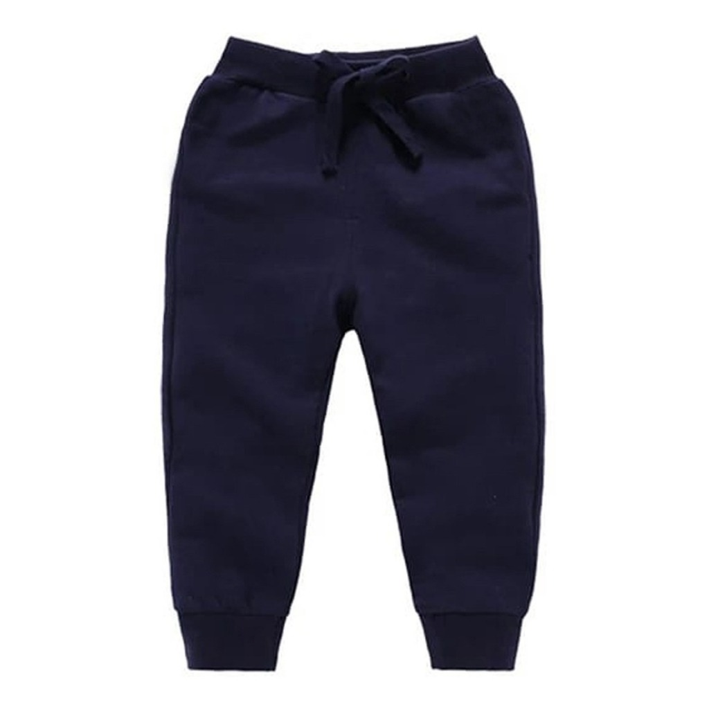 kit com 4 calças infantil de moletom flanelado menino e menina