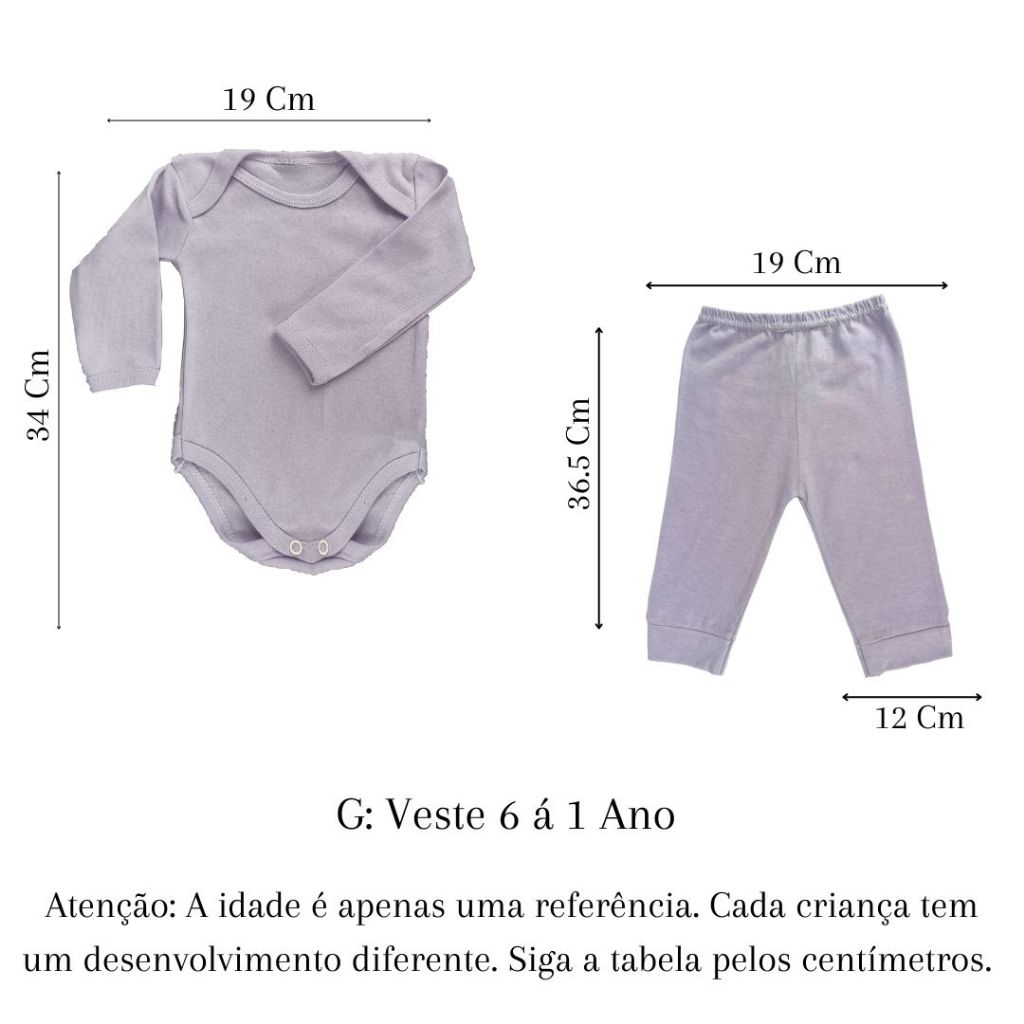 kit 4 peças mijão calça e body manga longa infantil bebe masculino e feminino