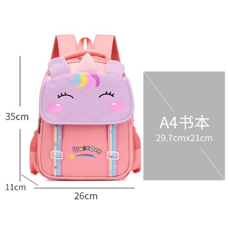 Mochila Escolar Infantil Menino Menina Dinossauro Unicórnio 030
