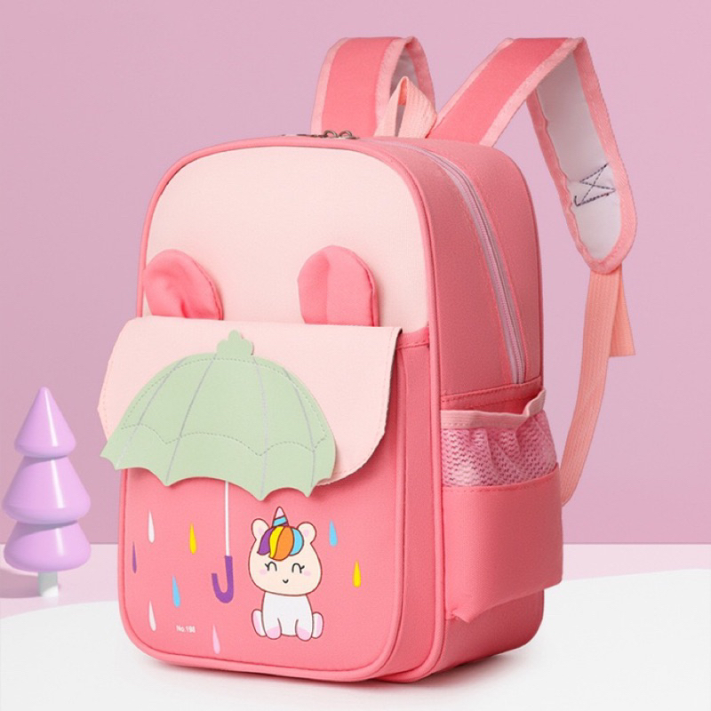 Mochila Escolar Infantil Menino Menina Dinossauro Unicórnio 030