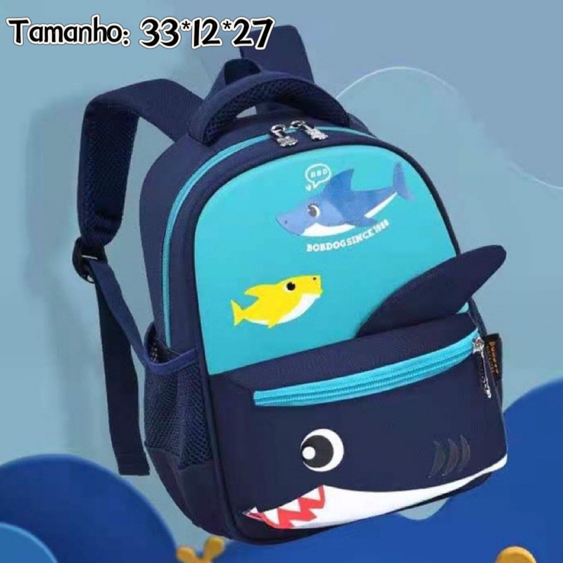Mochila Escolar Infantil Menino Menina Dinossauro Unicórnio 030