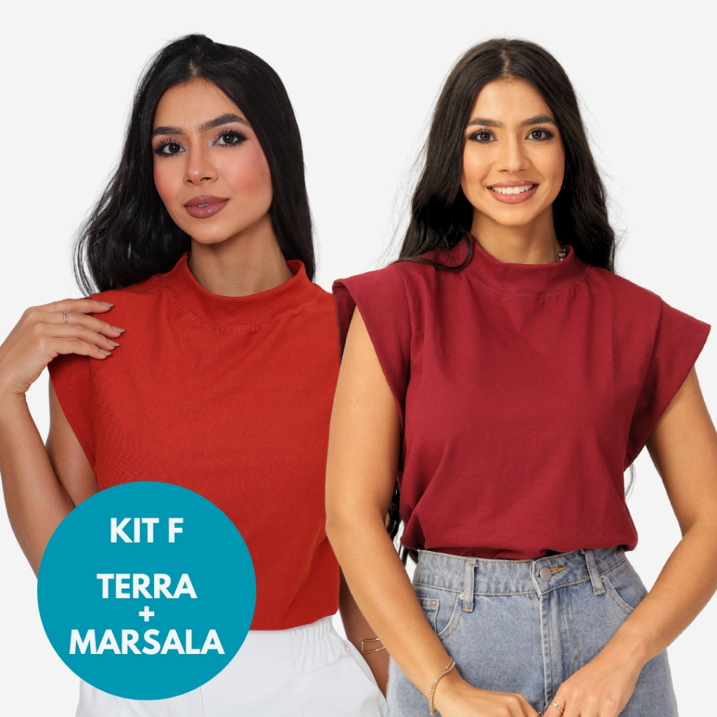 KIT 2 Unidades Camiseta Muscle Tee Regata Ampla de Ombreira