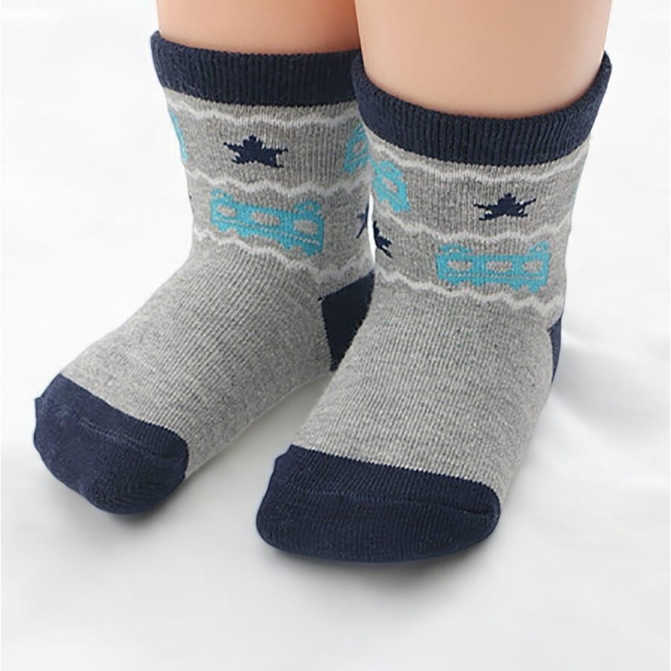 Kit pares de meias Masculino para recém nascidos e bebê menino