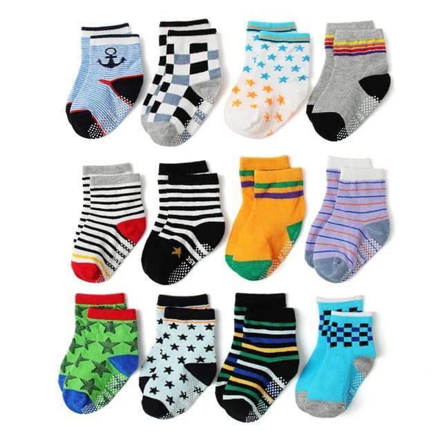 Kit pares de meias Masculino para recém nascidos e bebê menino
