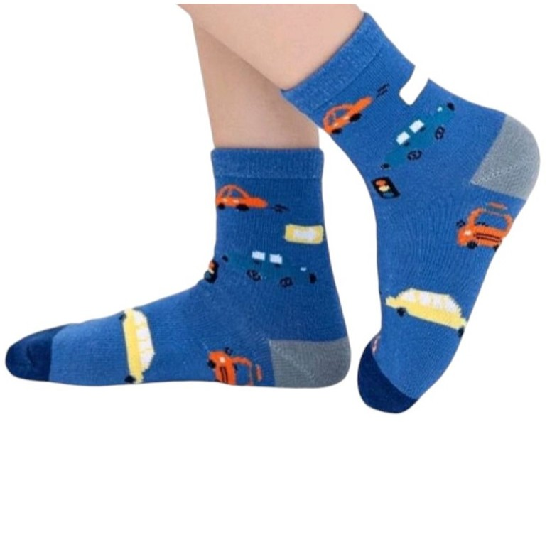 Kit Pares de Meias Infantil e Bebê Menino Estampadas