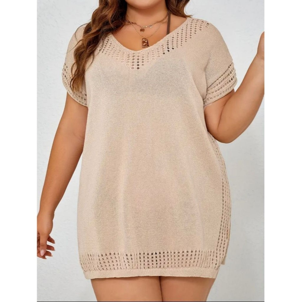 Saída De Praia Plus Size Saída De Banho Grande Moda Plus Size