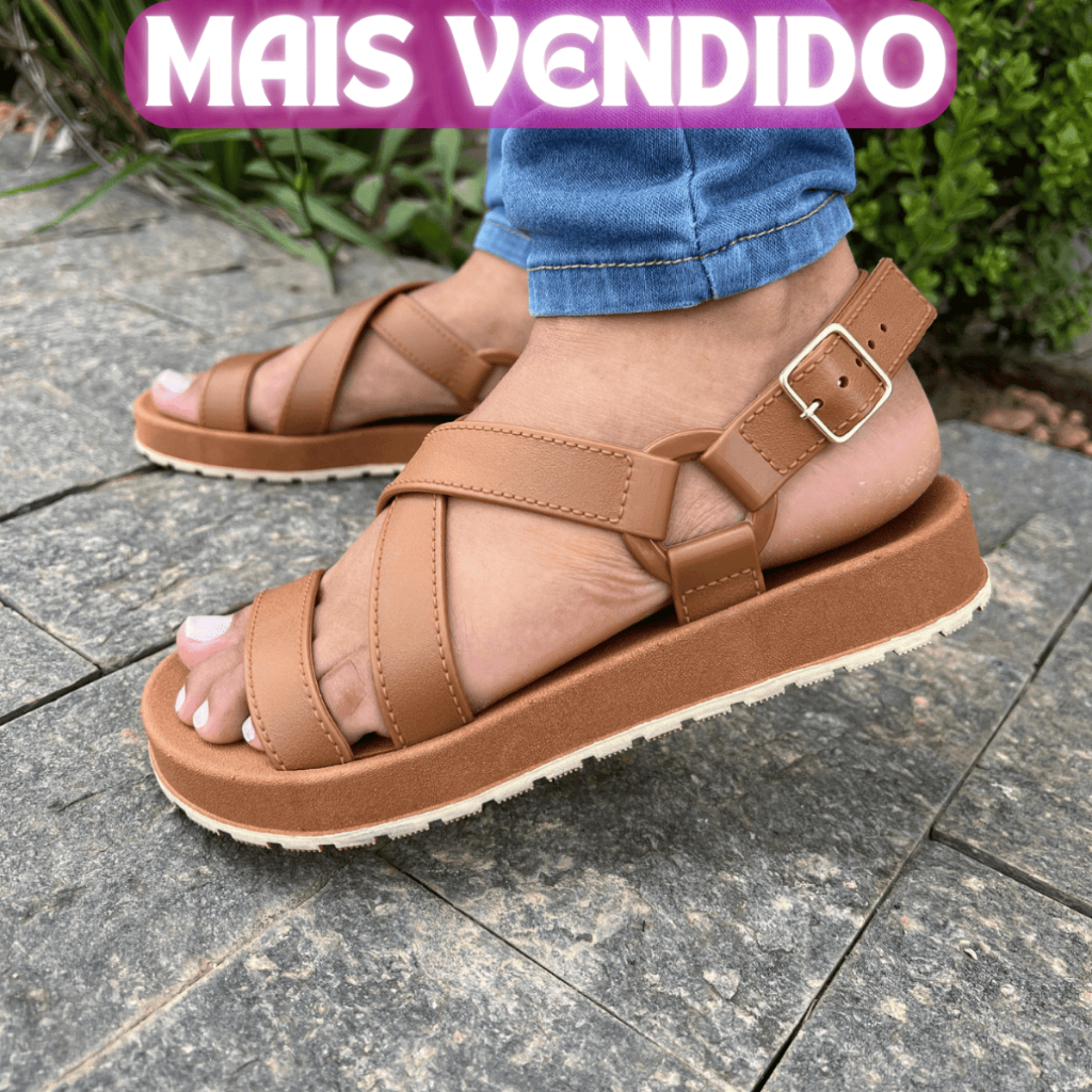 Sandália Feminina Dunas Papete Rasteira Birken Macia