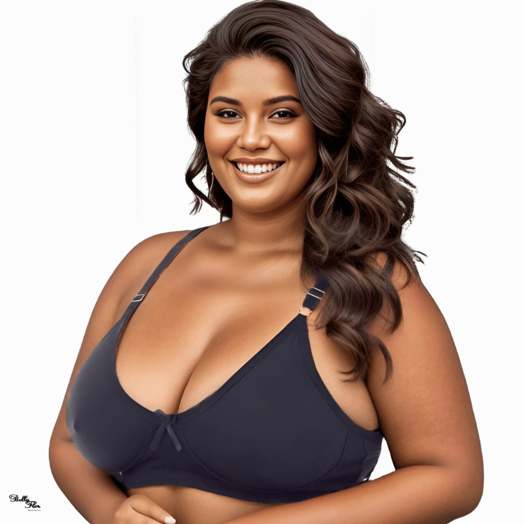 Kit 2 Sutiãs Plus Size Reforçado Alta Sustentação Tecido Duplo Alças Grossas Sem Bojo
