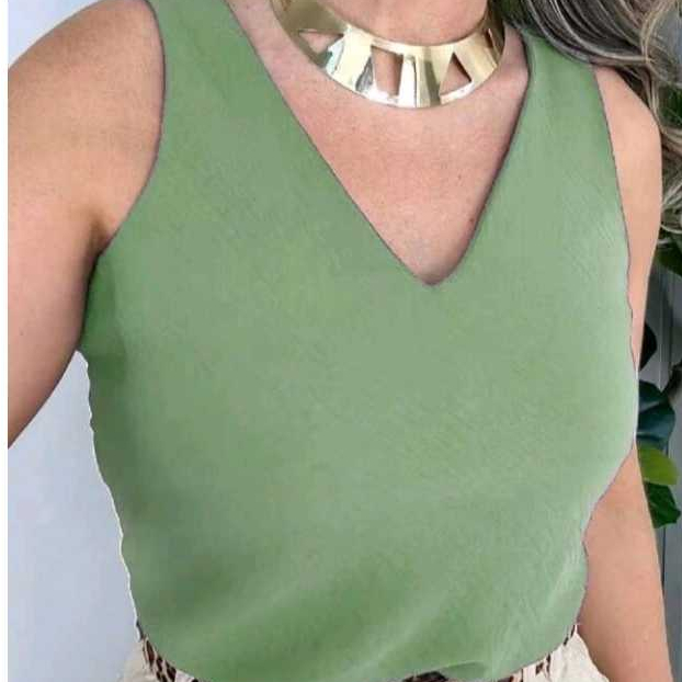 Blusa feminina Plus Size Alça larga