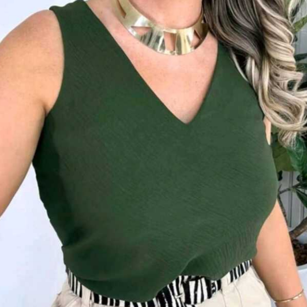 Blusa feminina Plus Size Alça larga