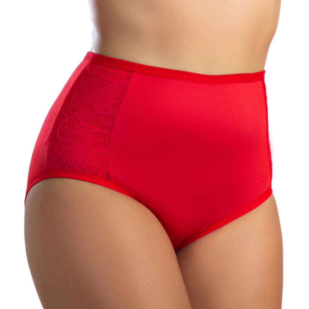 kit 5 calcinha calçola senhora cintura alta hot pants REGULAR e PLUS SIZE conforto (KIT 5 Maria)