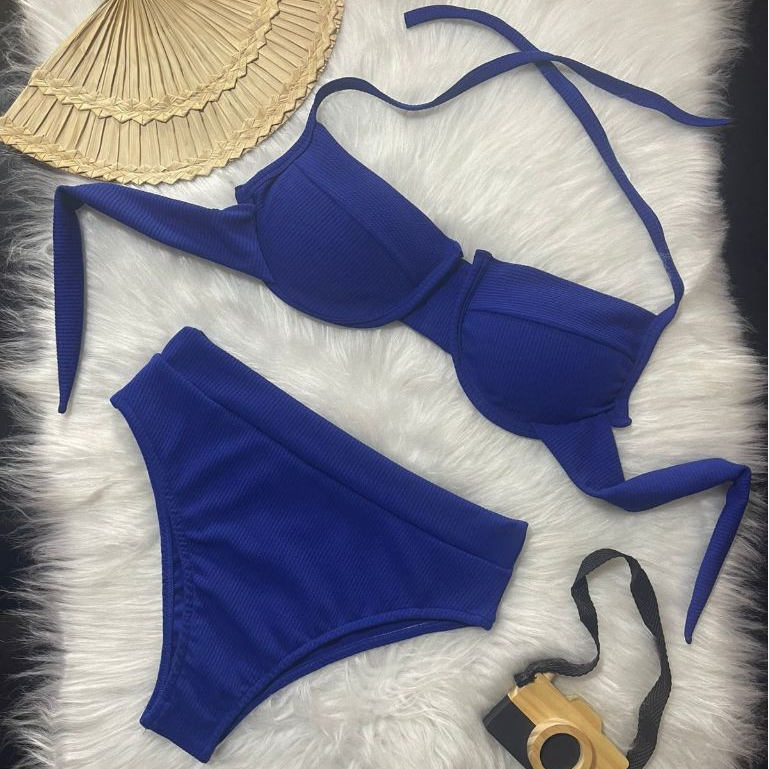 BIQUINI PLUS SIZE HOT PANTS G1 G2 G3 - BIQUINE MEIA TAÇA COM BOJO E ARO DE SUSTENTAÇAO COM CALCINHA CINTURA ALTA 2026