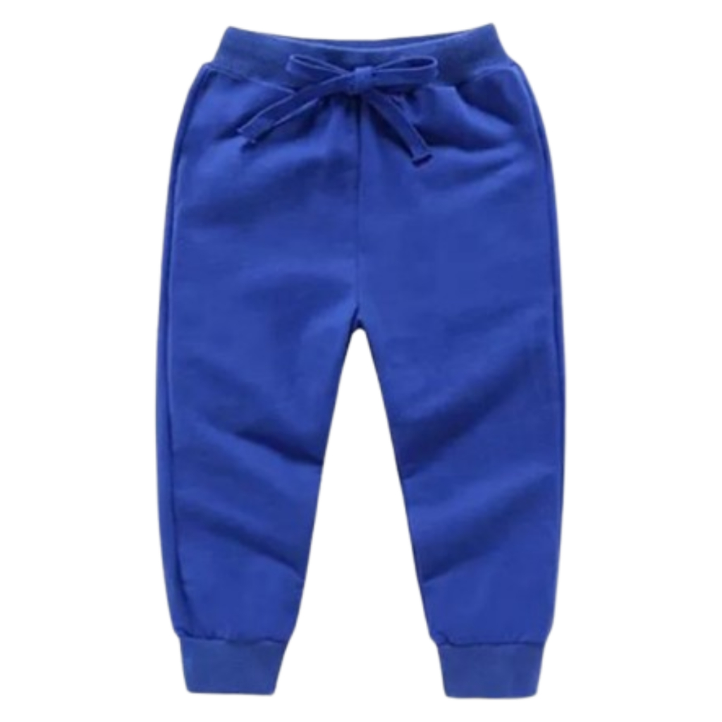 kit com 4 calças infantil de moletom flanelado menino e menina