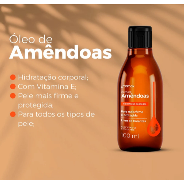 Óleo Capilar e Corporal- Vários aromas- Farmax- 100ml