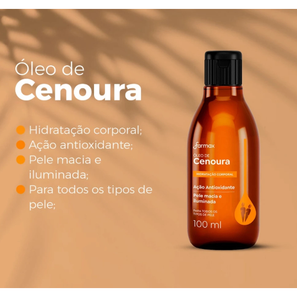 Óleo Capilar e Corporal- Vários aromas- Farmax- 100ml