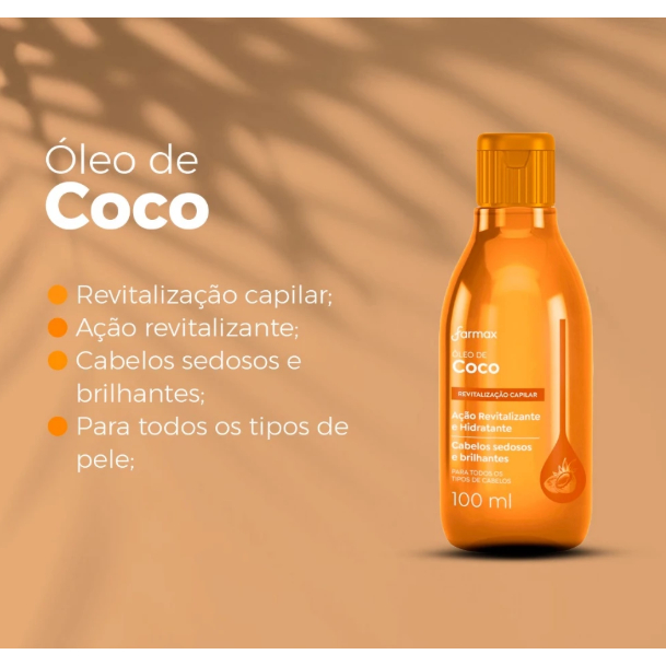 Óleo Capilar e Corporal- Vários aromas- Farmax- 100ml
