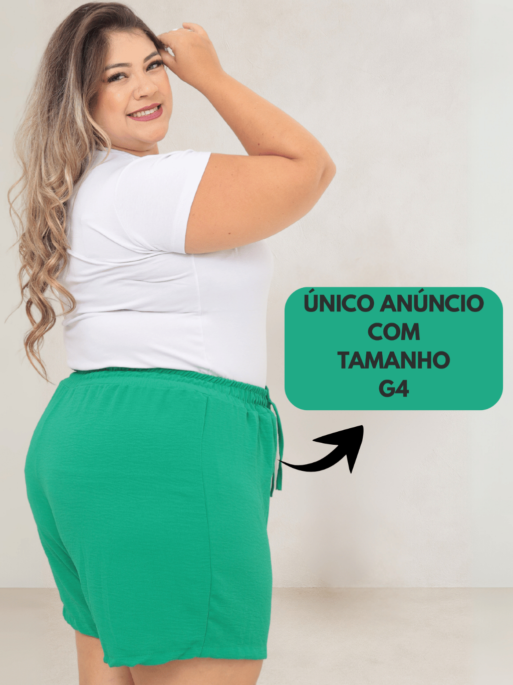 KIT 2 Bermuda Shorts Feminino Duna Confortável Saída Praia Plus Tecido Leve Preto Bege Verde Rosa To