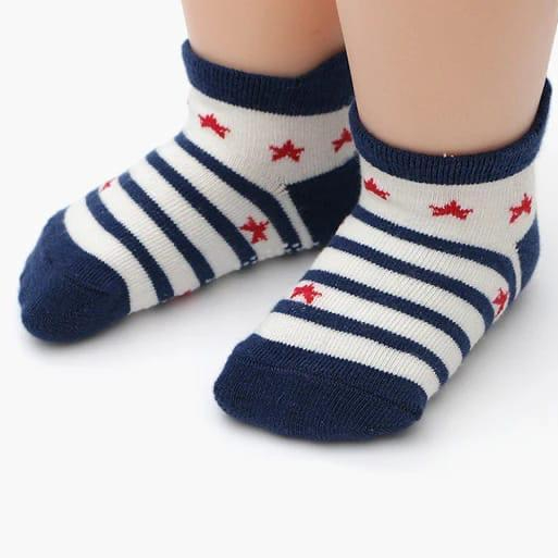Kit pares de meias Masculino para recém nascidos e bebê menino
