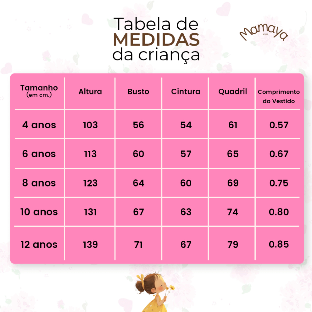 Vestido Infantil Estampado Colorido Bloguerinha Luxo Casual Delicado de 4 a 12 Anos