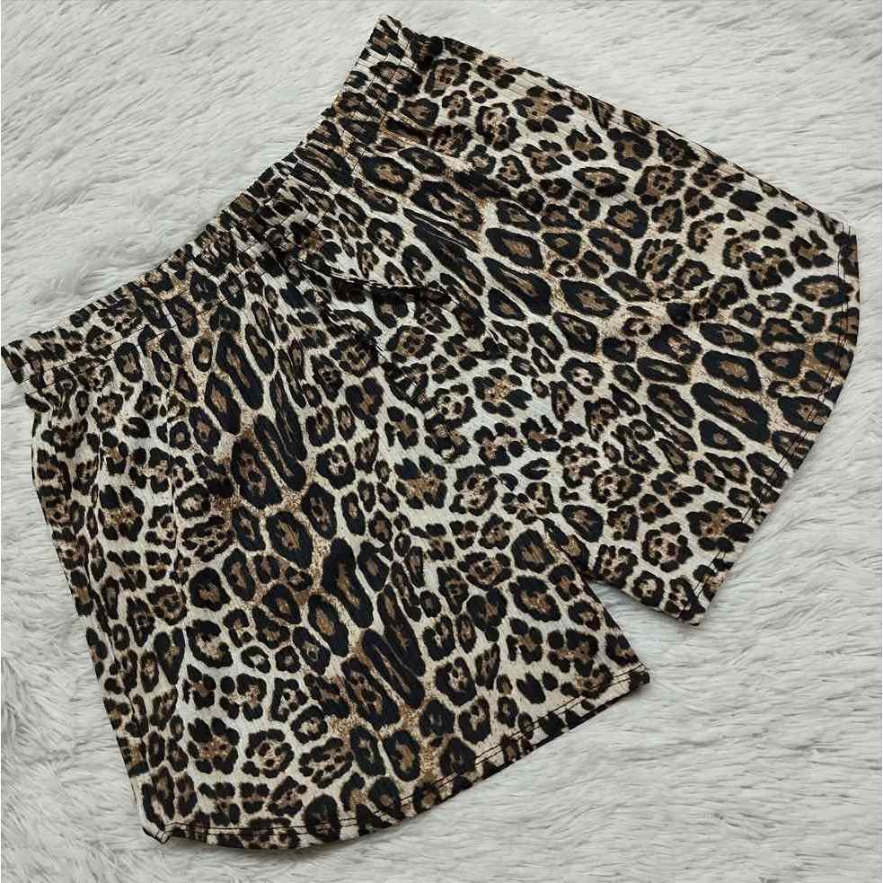 Shorts Feminino Canelado Casual Cores