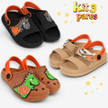 Kit 3 Pares Sandália Papete Infantil Menino Confortável Promoção