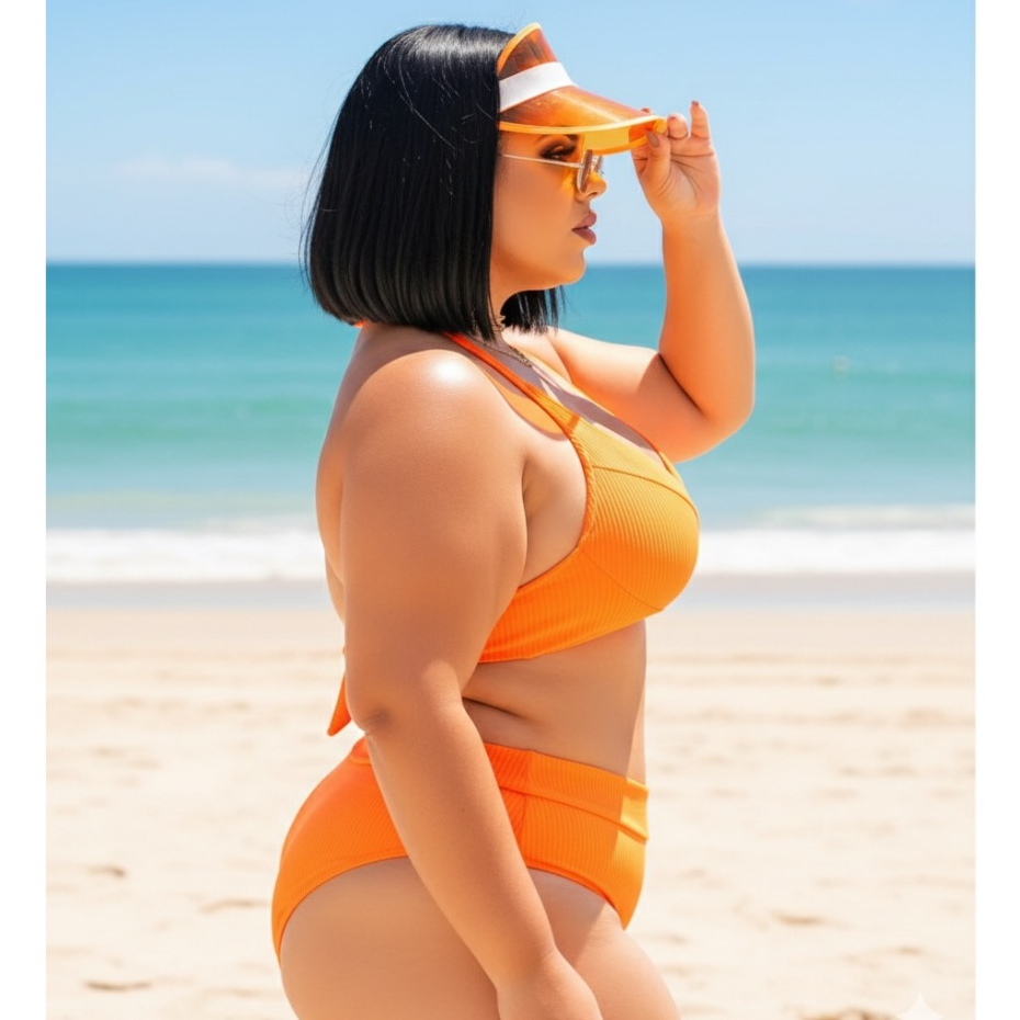 BIQUINI PLUS SIZE HOT PANTS G1 G2 G3 - BIQUINE MEIA TAÇA COM BOJO E ARO DE SUSTENTAÇAO COM CALCINHA CINTURA ALTA 2026