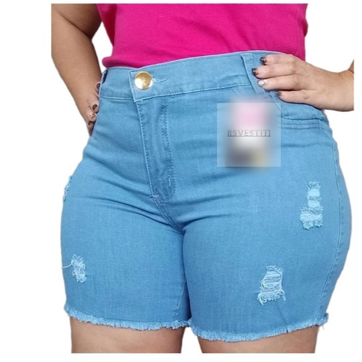 Short meia coxa plus size