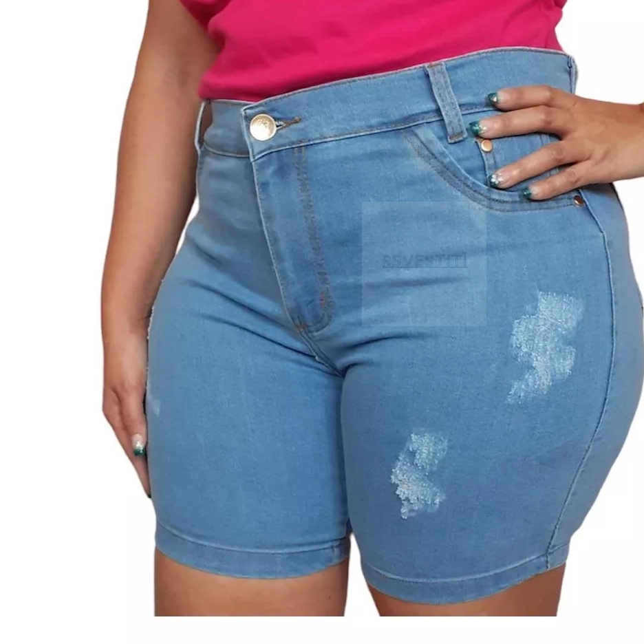 Short meia coxa plus size