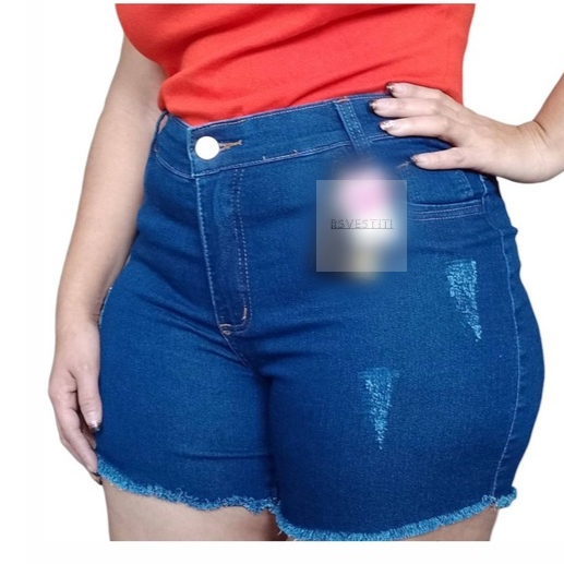 Short meia coxa plus size