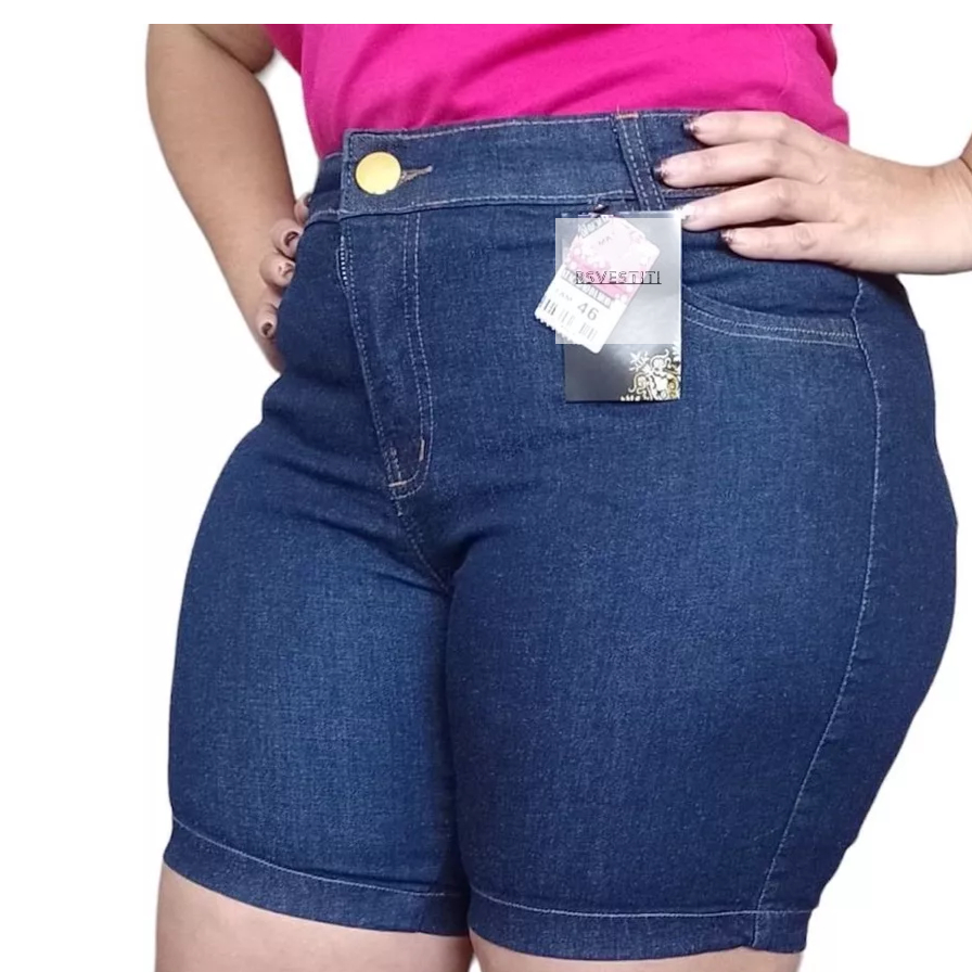 Short meia coxa plus size