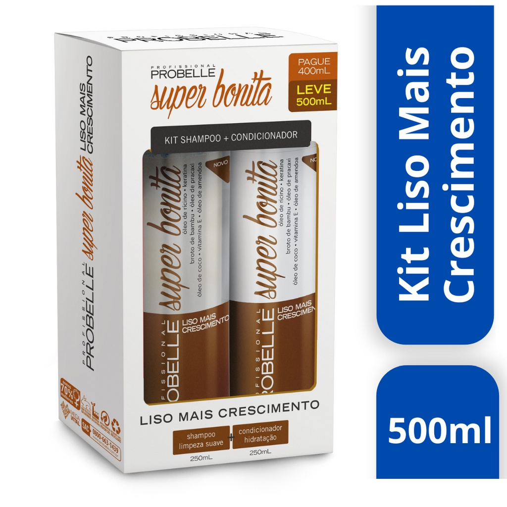 Kit Shampoo 250ml + Cond 250ML - PROBELLE