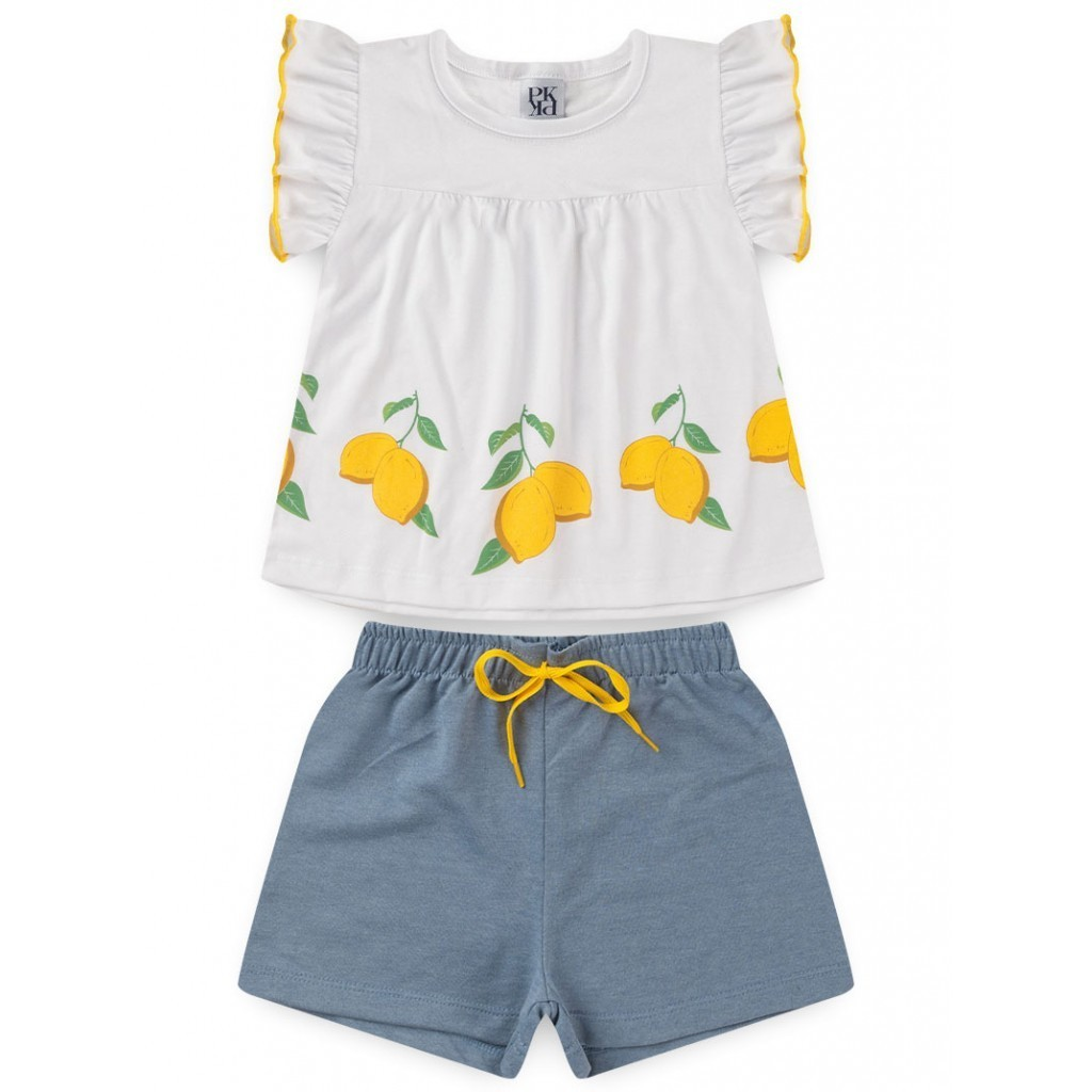 Conjunto Infantil Feminino Shiny Lemons