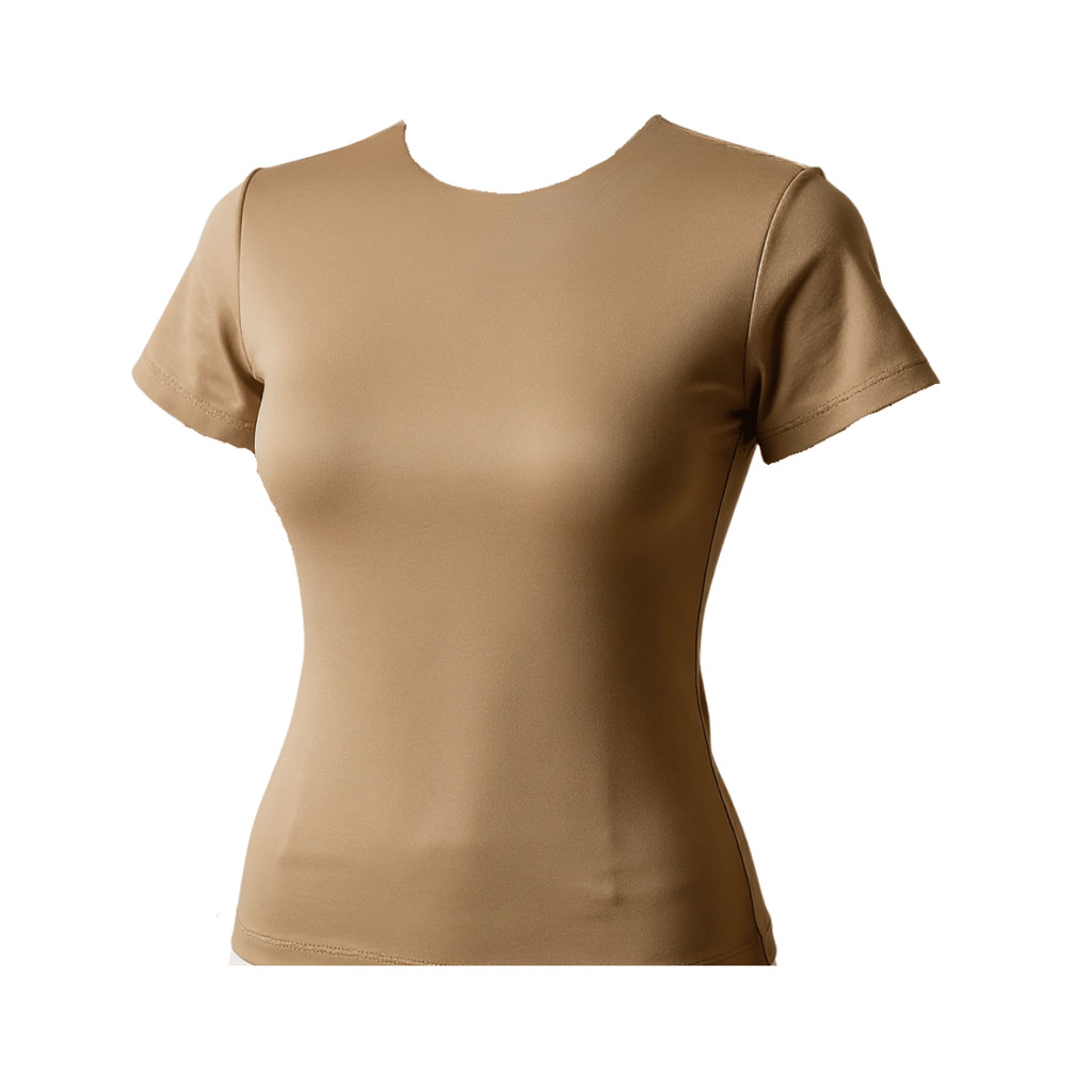 Kit 2 Blusas Femininas Suplex Manga Curta Básica Premium