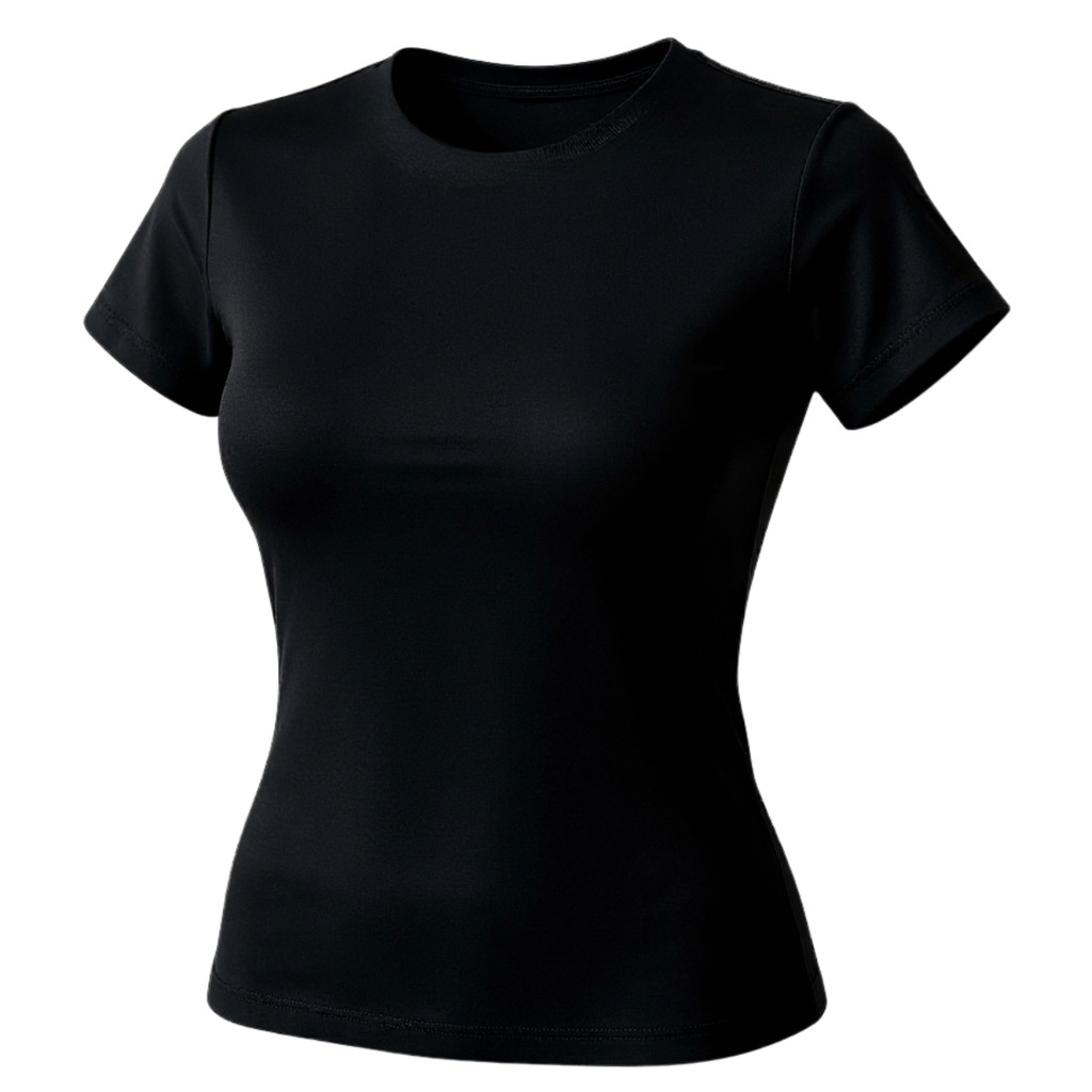 Kit 2 Blusas Femininas Suplex Manga Curta Básica Premium