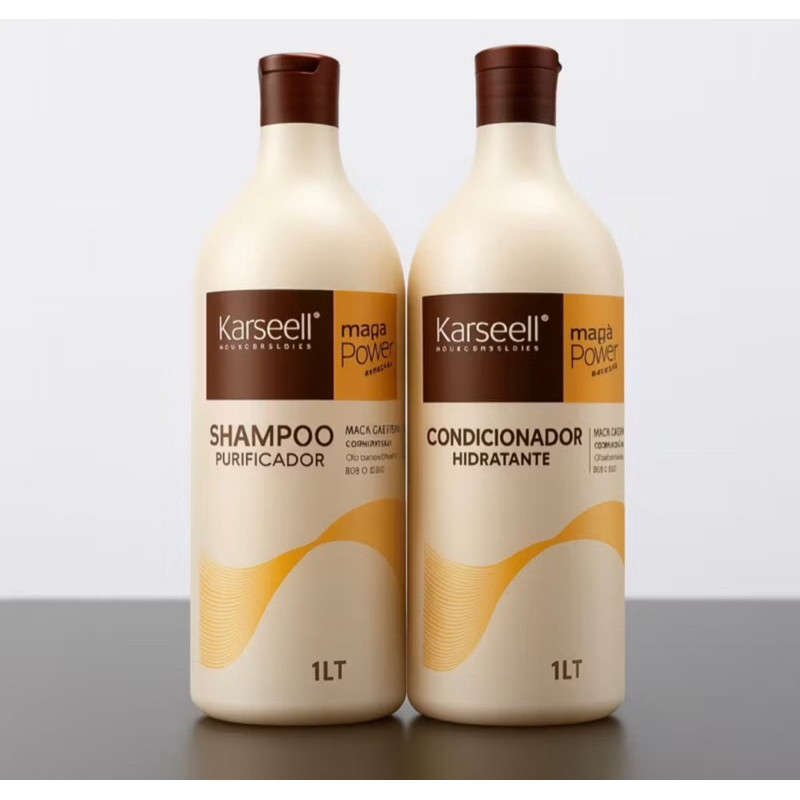 Kit Completo Karseell Máscara 500g + condicionador 1L + Shampoo 1L + Óleo karseell 50ml