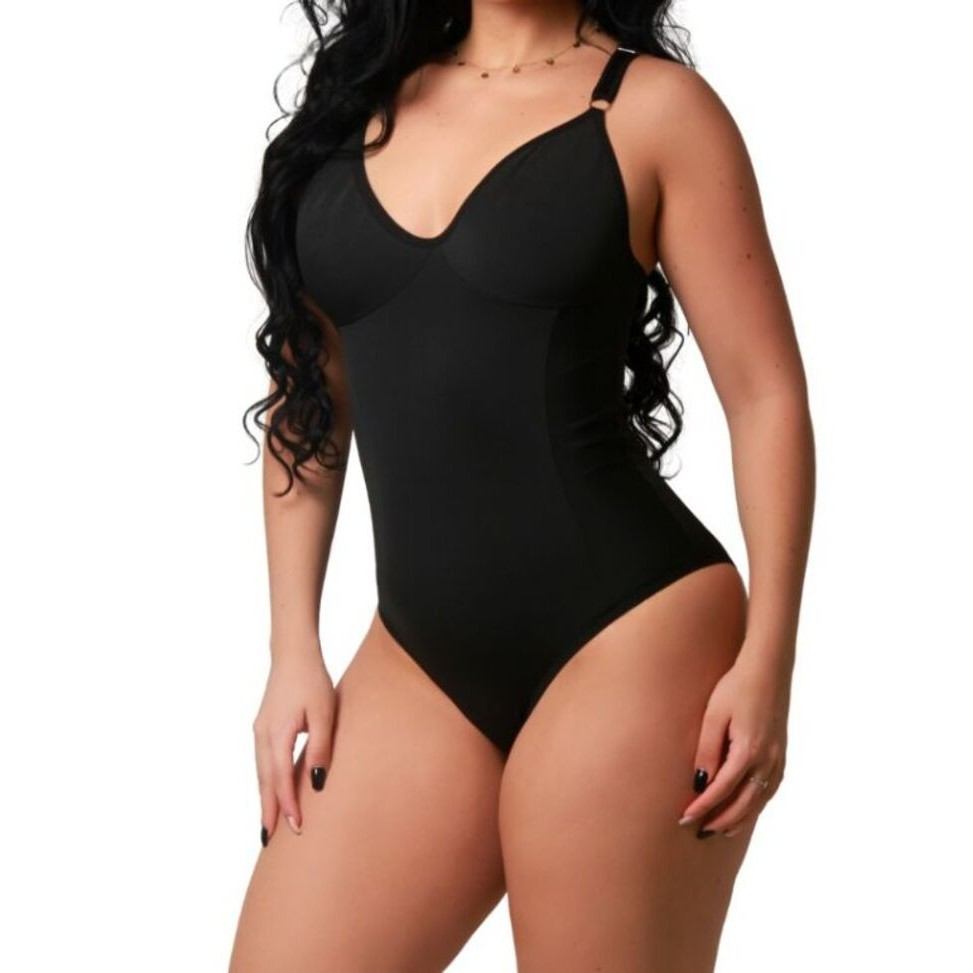 A Cinta Body Modelador Suplex Sem Bojo Redutora De Medidas Com Compressão Alça Reforçada