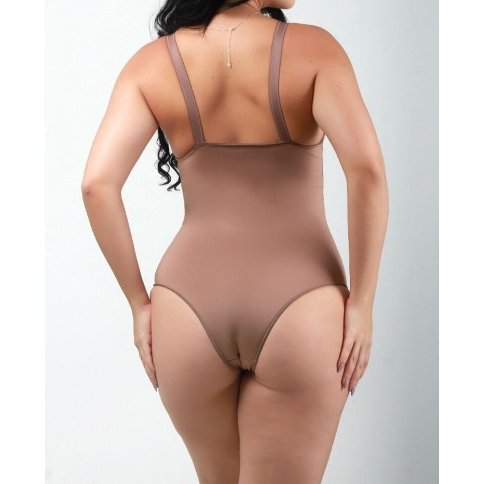 A Cinta Body Modelador Suplex Sem Bojo Redutora De Medidas Com Compressão Alça Reforçada