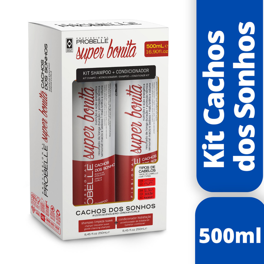 Kit Shampoo 250ml + Cond 250ML - PROBELLE