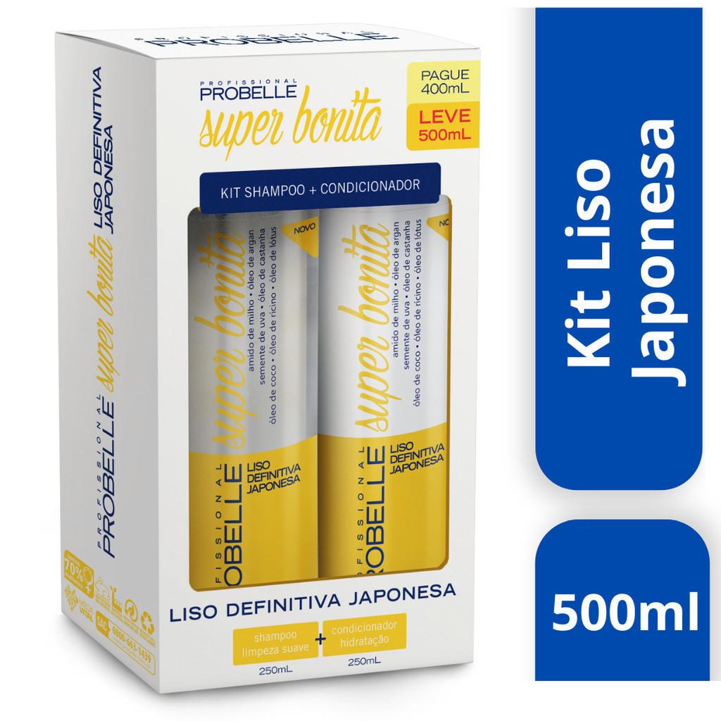 Kit Shampoo 250ml + Cond 250ML - PROBELLE