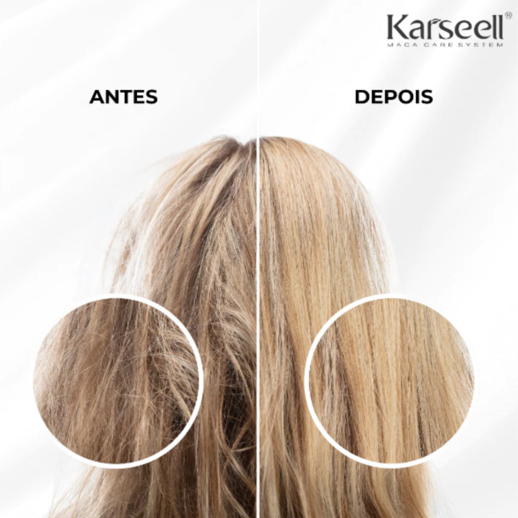 Kit Completo Karseell Máscara 500g + condicionador 1L + Shampoo 1L + Óleo karseell 50ml