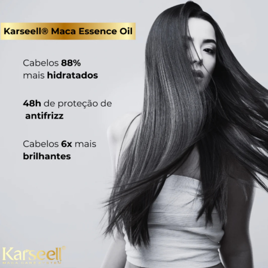 Kit Completo Karseell Máscara 500g + condicionador 1L + Shampoo 1L + Óleo karseell 50ml